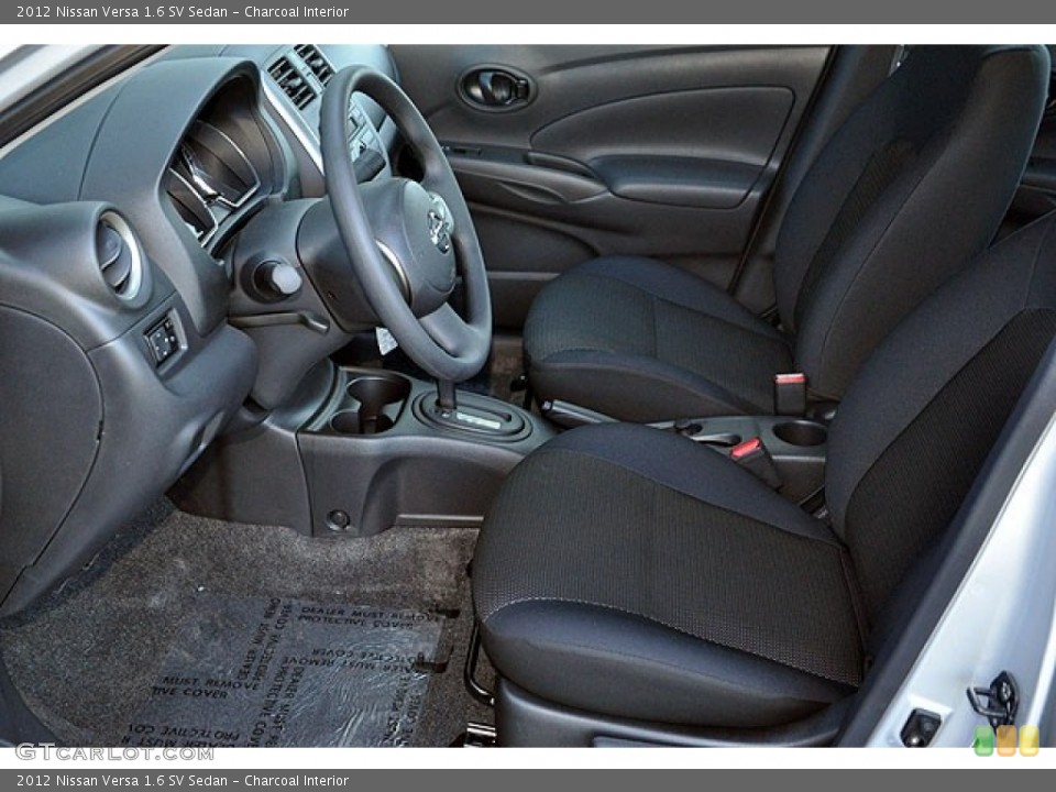 Charcoal Interior Photo for the 2012 Nissan Versa 1.6 SV Sedan #71275945