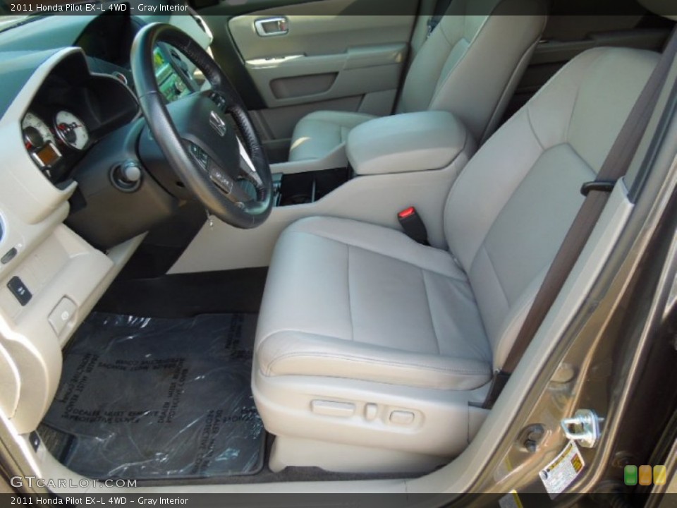 Gray Interior Photo for the 2011 Honda Pilot EX-L 4WD #71278447