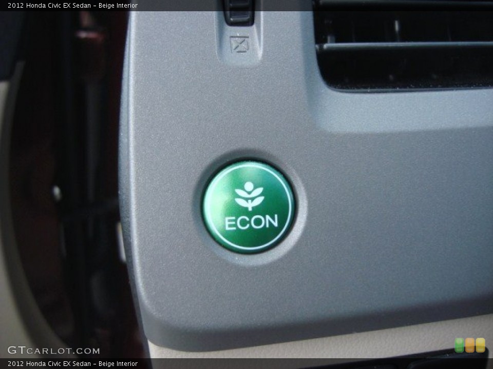 Beige Interior Controls for the 2012 Honda Civic EX Sedan #71278450
