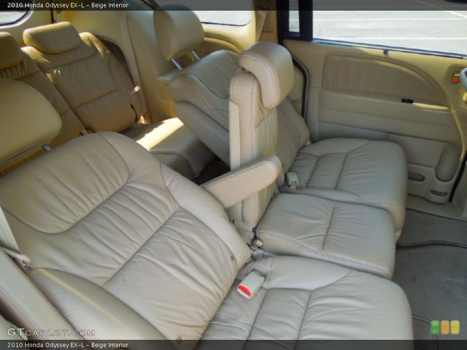 Beige Interior Rear Seat for the 2010 Honda Odyssey EX-L #71278831