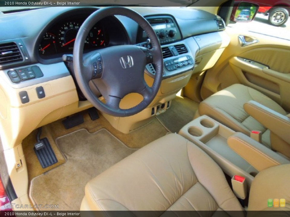 Beige Interior Prime Interior for the 2010 Honda Odyssey EX-L #71278900
