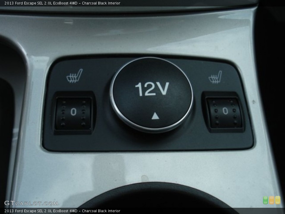 Charcoal Black Interior Controls for the 2013 Ford Escape SEL 2.0L EcoBoost 4WD #71279422