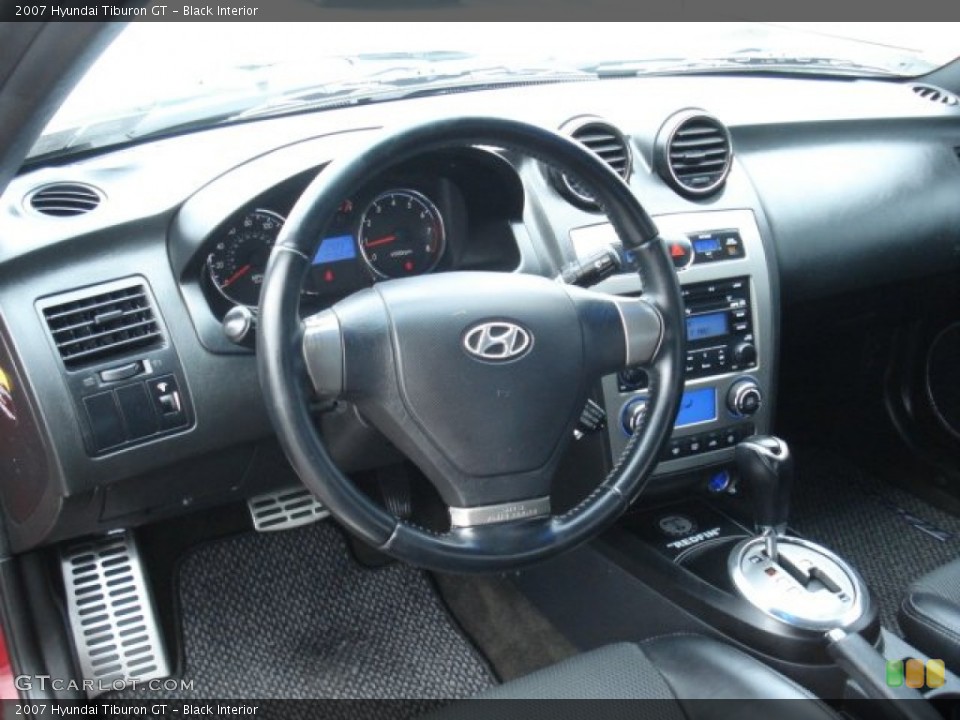 Black Interior Photo for the 2007 Hyundai Tiburon GT #71280181