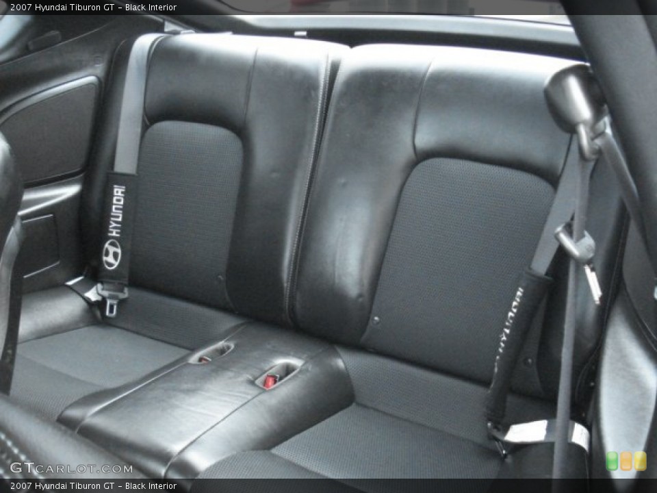 Black Interior Rear Seat for the 2007 Hyundai Tiburon GT #71280208