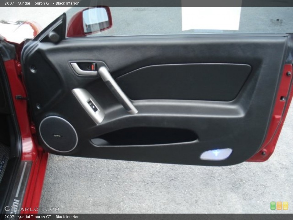 Black Interior Door Panel for the 2007 Hyundai Tiburon GT #71280235
