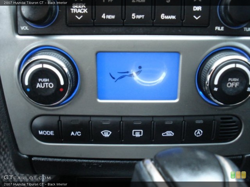 Black Interior Controls for the 2007 Hyundai Tiburon GT #71280265