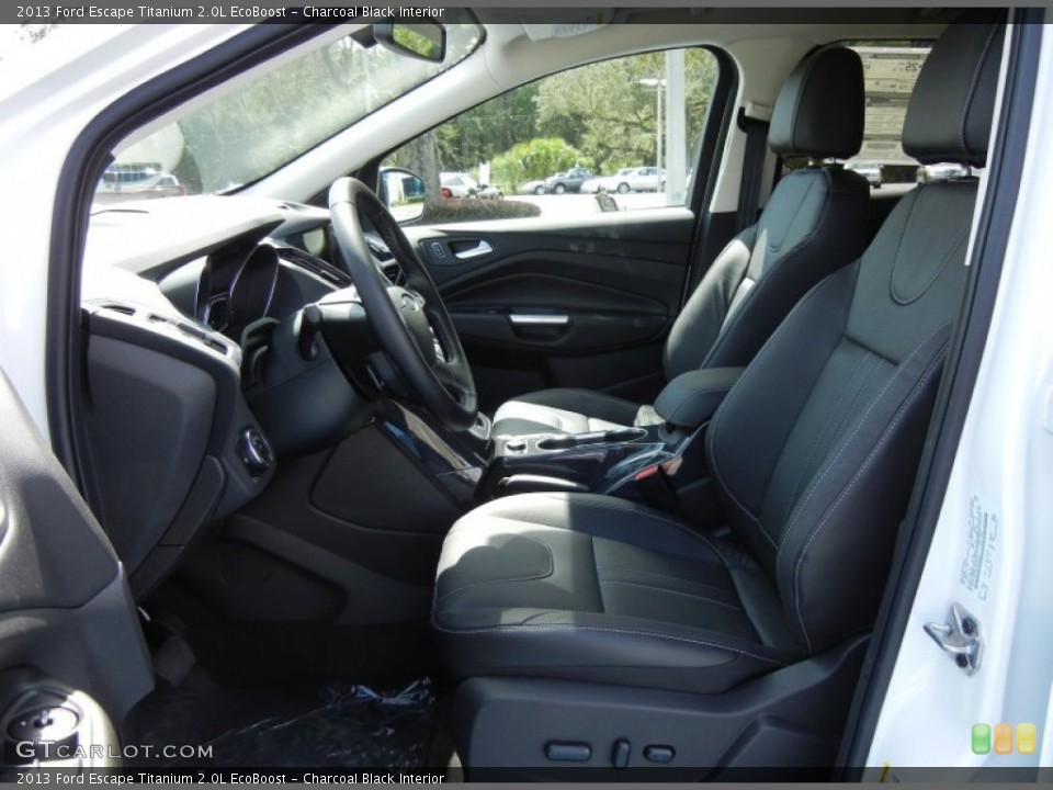 Charcoal Black Interior Front Seat for the 2013 Ford Escape Titanium 2.0L EcoBoost #71281261