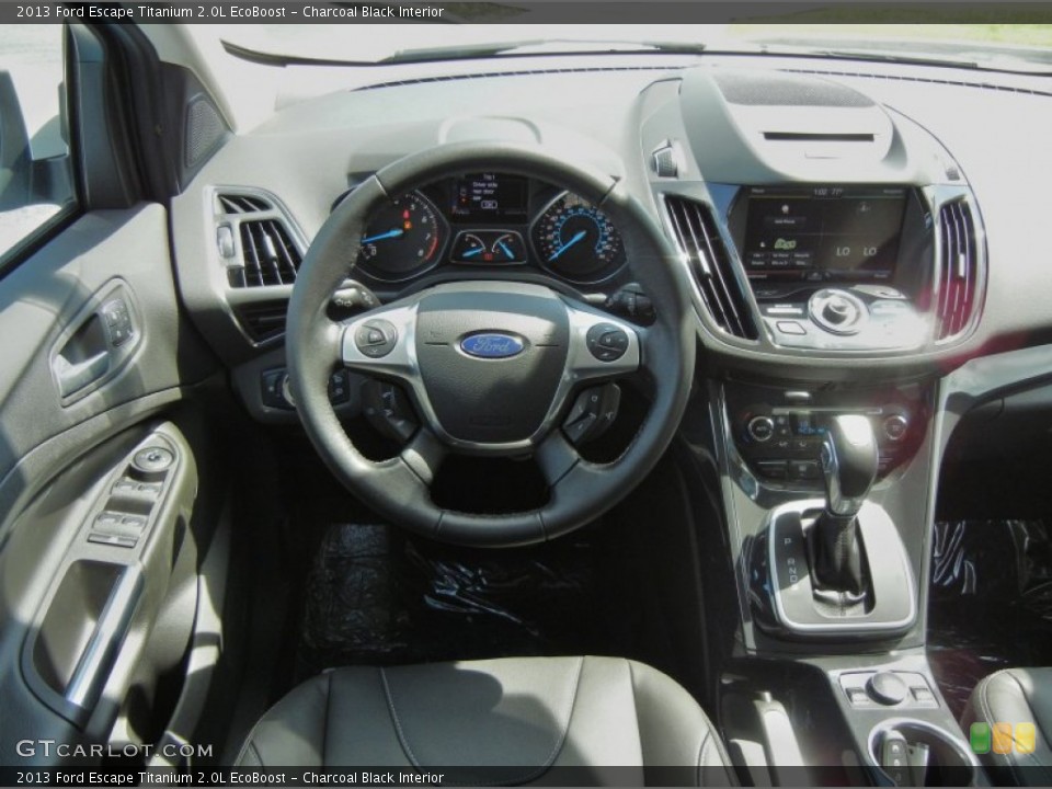 Charcoal Black Interior Dashboard for the 2013 Ford Escape Titanium 2.0L EcoBoost #71281284
