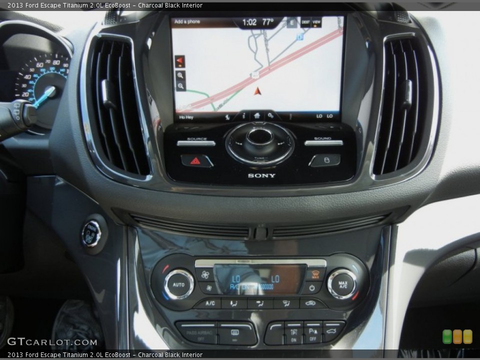 Charcoal Black Interior Navigation for the 2013 Ford Escape Titanium 2.0L EcoBoost #71281303