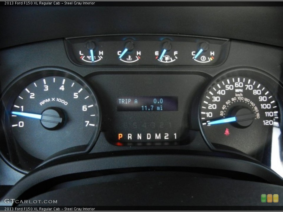 Steel Gray Interior Gauges for the 2013 Ford F150 XL Regular Cab #71281864