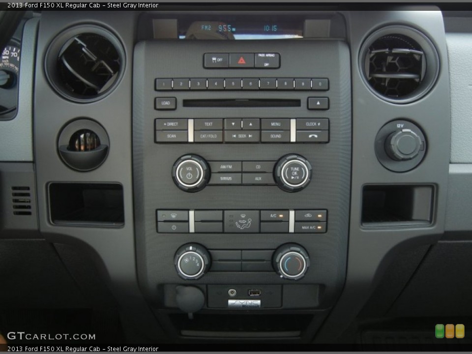 Steel Gray Interior Controls for the 2013 Ford F150 XL Regular Cab #71281873