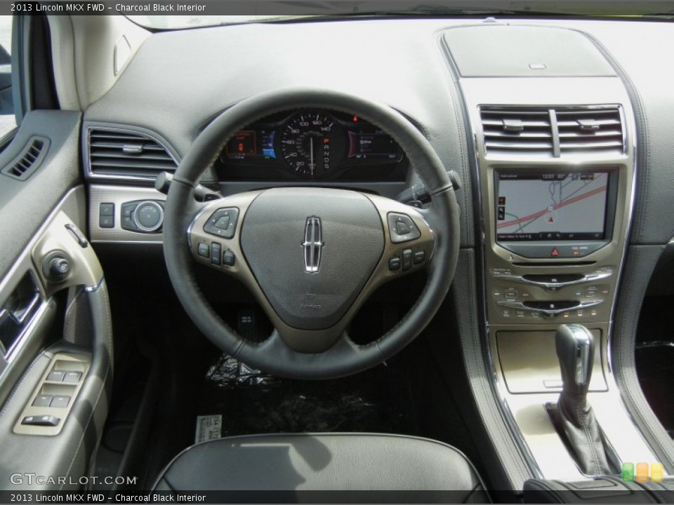 Charcoal Black Interior Dashboard for the 2013 Lincoln MKX FWD #71282194