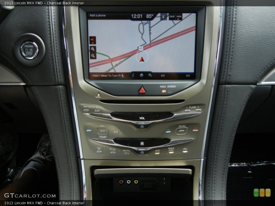 Charcoal Black Interior Navigation for the 2013 Lincoln MKX FWD #71282212