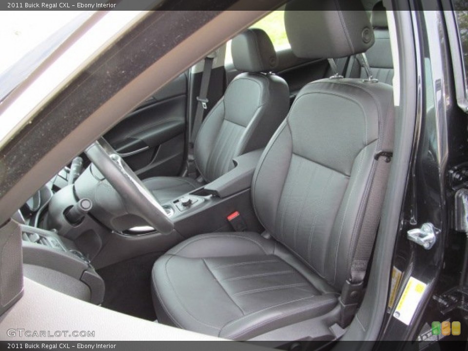 Ebony Interior Front Seat for the 2011 Buick Regal CXL #71282389