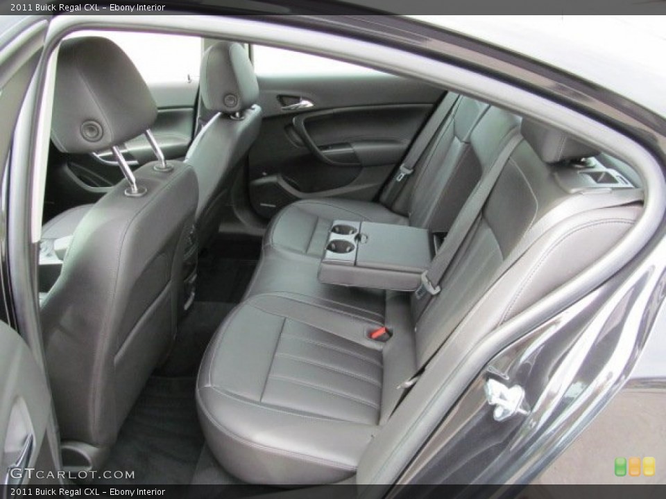 Ebony Interior Rear Seat for the 2011 Buick Regal CXL #71282407