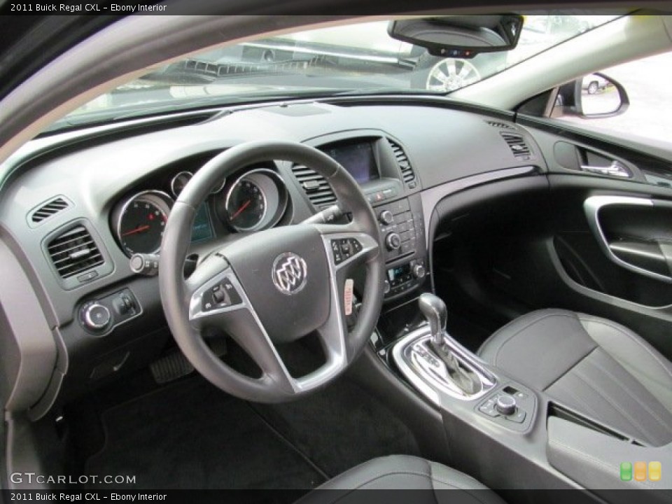 Ebony Interior Prime Interior for the 2011 Buick Regal CXL #71282434