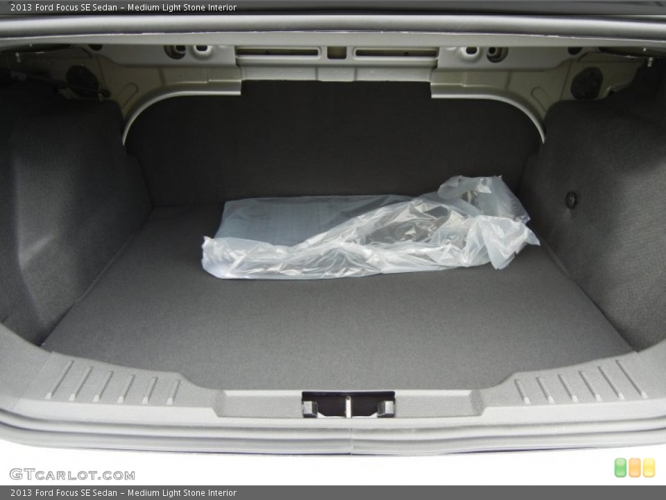 Medium Light Stone Interior Trunk for the 2013 Ford Focus SE Sedan #71283031