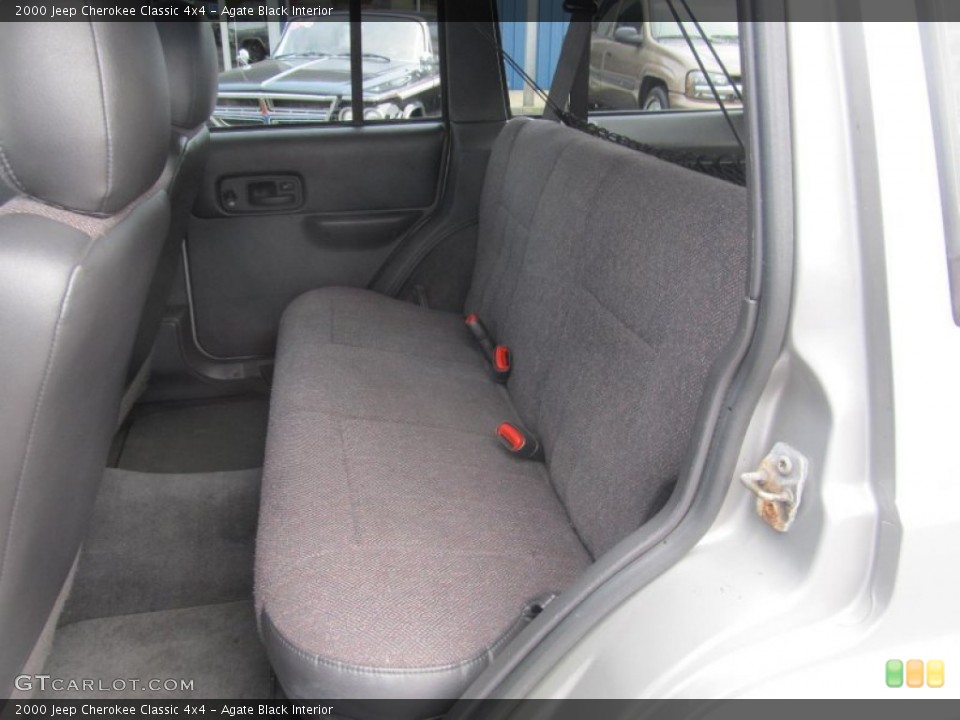 Agate Black Interior Rear Seat for the 2000 Jeep Cherokee Classic 4x4 #71283373