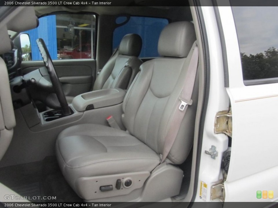 Tan Interior Front Seat for the 2006 Chevrolet Silverado 3500 LT Crew Cab 4x4 #71284111