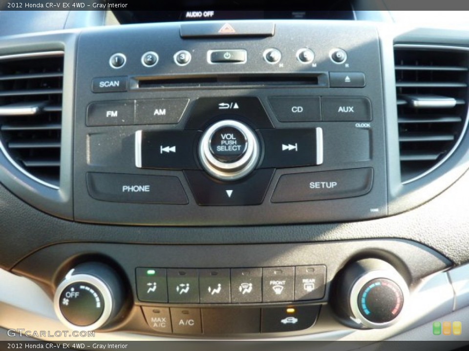 Gray Interior Controls for the 2012 Honda CR-V EX 4WD #71284666
