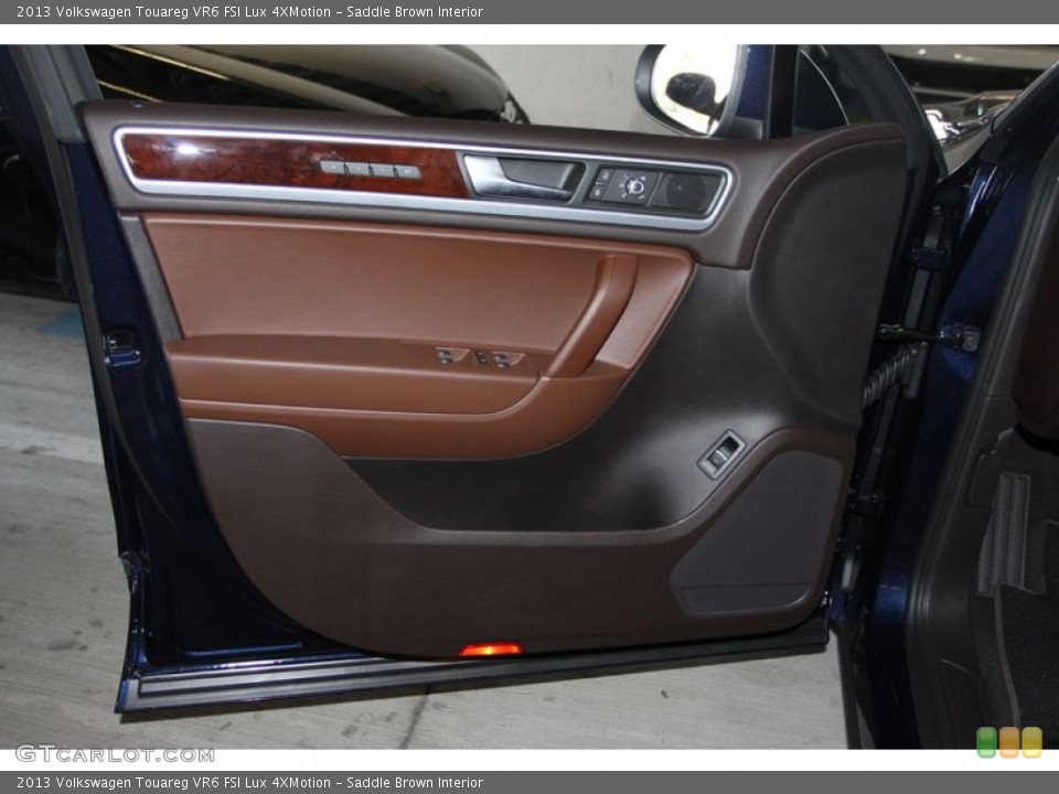 Saddle Brown Interior Door Panel for the 2013 Volkswagen Touareg VR6 FSI Lux 4XMotion #71285520