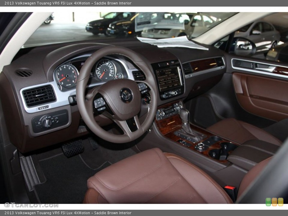 Saddle Brown Interior Photo for the 2013 Volkswagen Touareg VR6 FSI Lux 4XMotion #71285527