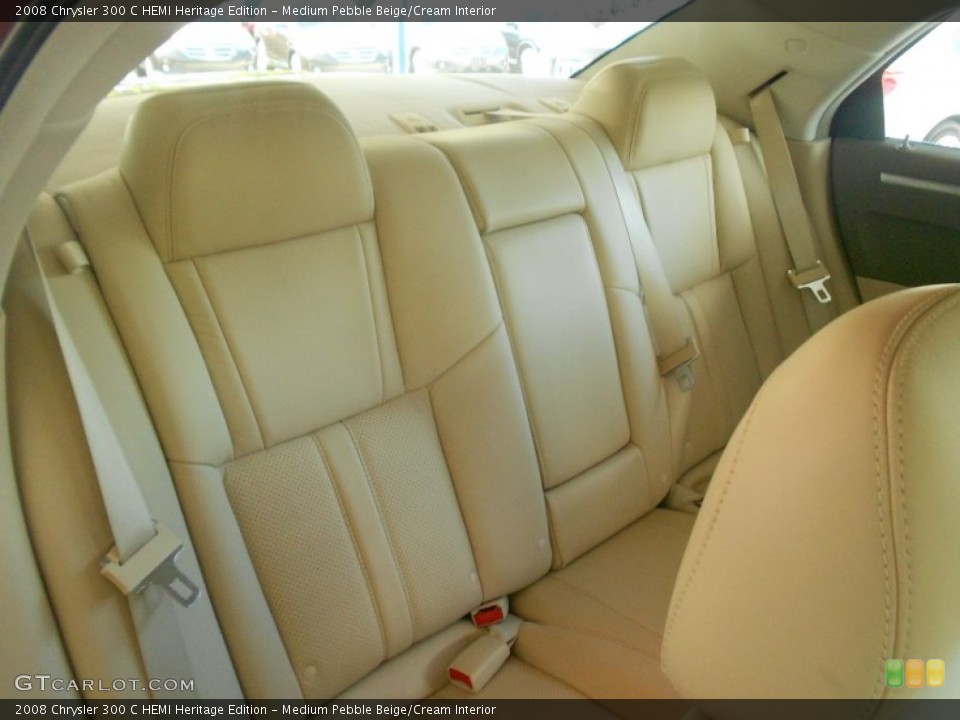 Medium Pebble Beige/Cream Interior Rear Seat for the 2008 Chrysler 300 C HEMI Heritage Edition #71286562