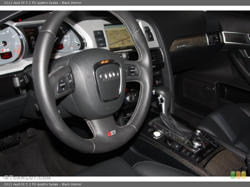 Black Interior Photo for the 2011 Audi S6 5.2 FSI quattro Sedan #71287714