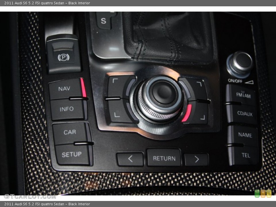 Black Interior Controls for the 2011 Audi S6 5.2 FSI quattro Sedan #71287794