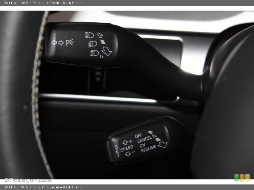 Black Interior Controls for the 2011 Audi S6 5.2 FSI quattro Sedan #71287891