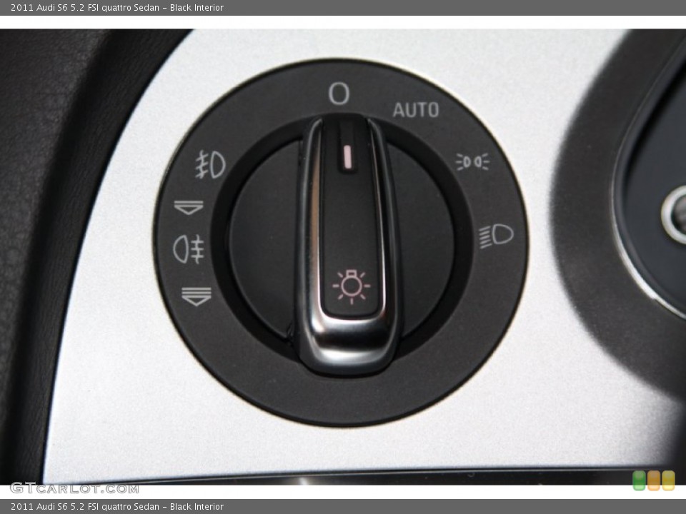 Black Interior Controls for the 2011 Audi S6 5.2 FSI quattro Sedan #71287906