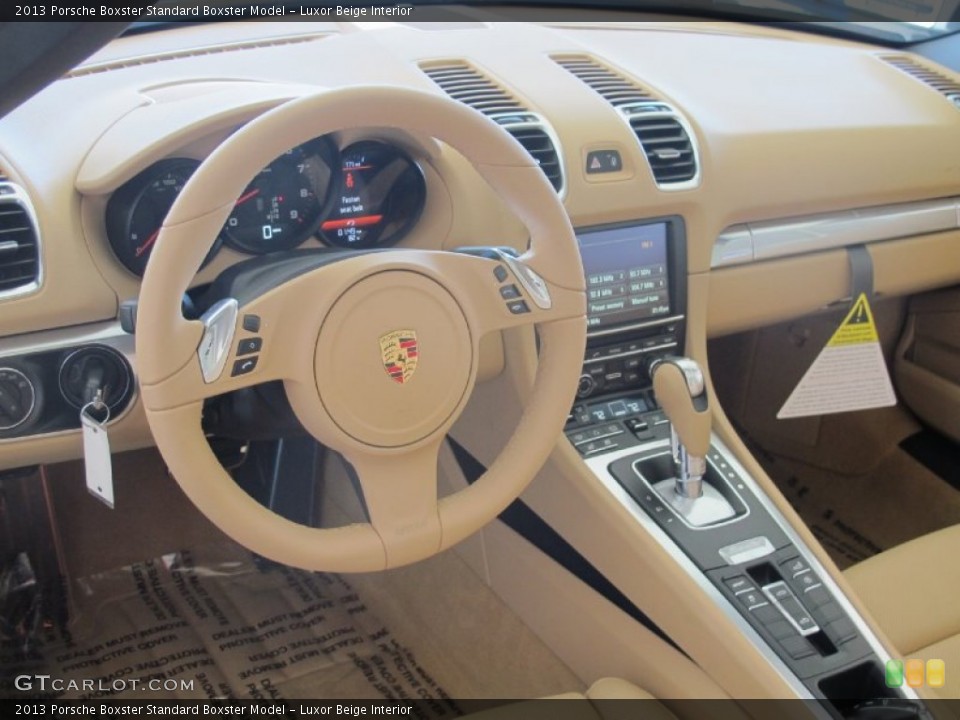 Luxor Beige Interior Dashboard for the 2013 Porsche Boxster  #71287972