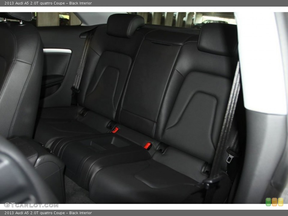 Black Interior Rear Seat for the 2013 Audi A5 2.0T quattro Coupe #71288326