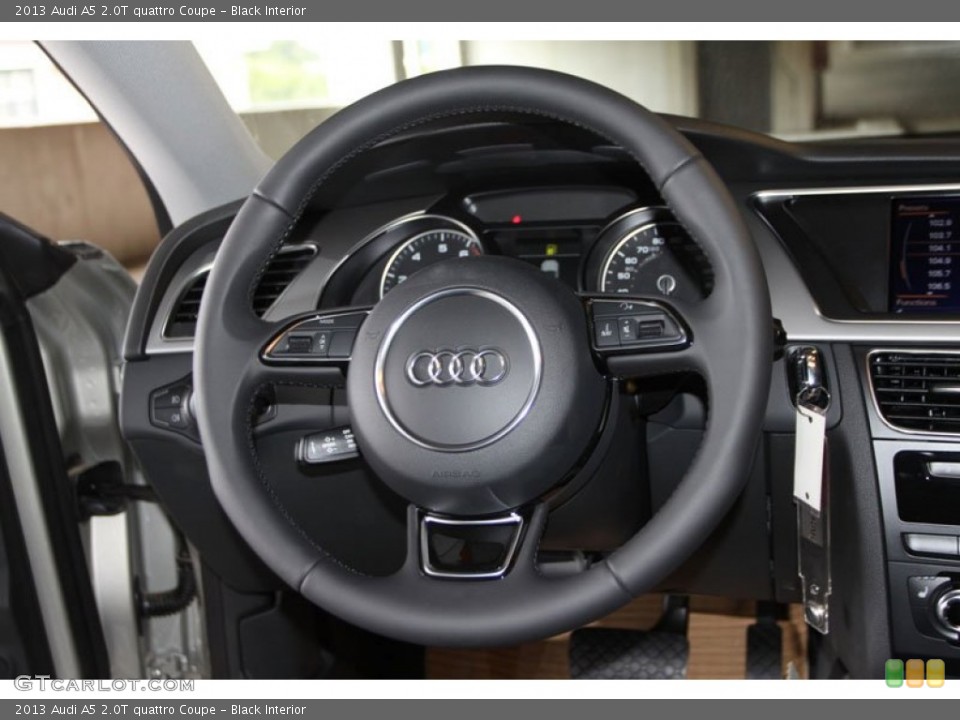 Black Interior Steering Wheel for the 2013 Audi A5 2.0T quattro Coupe #71288343