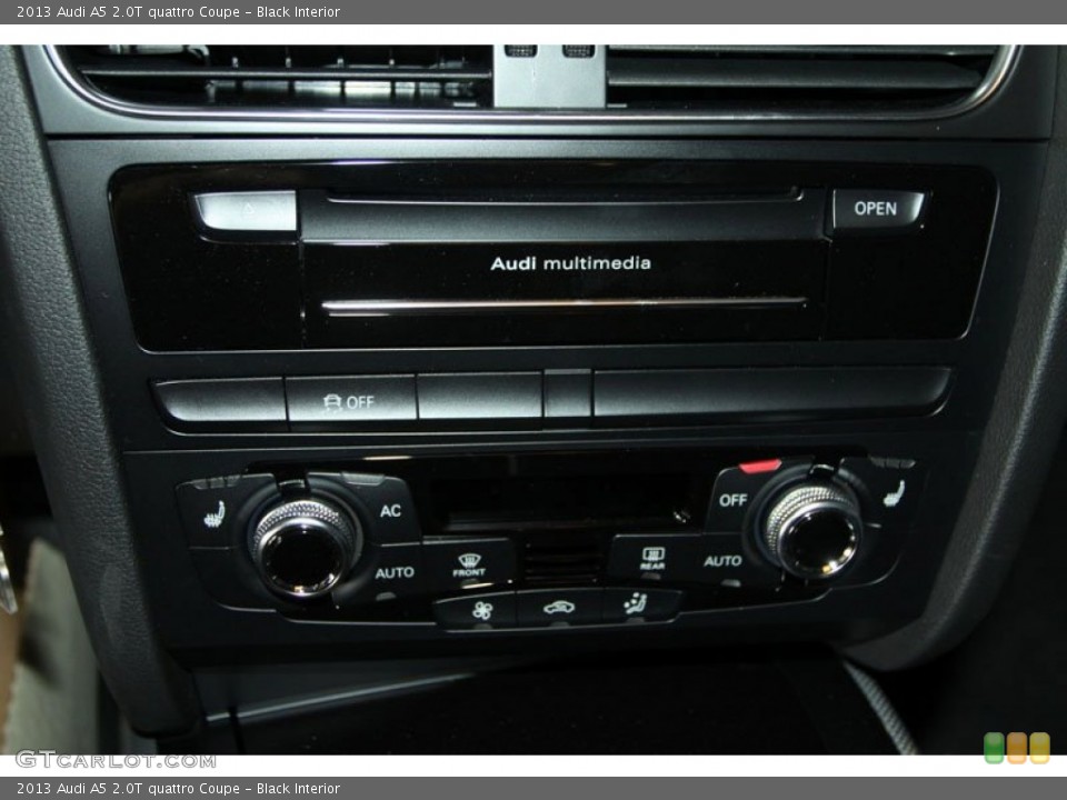 Black Interior Controls for the 2013 Audi A5 2.0T quattro Coupe #71288360