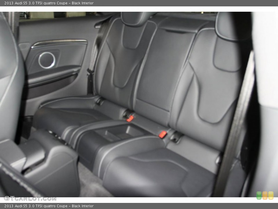 Black Interior Rear Seat for the 2013 Audi S5 3.0 TFSI quattro Coupe #71288815