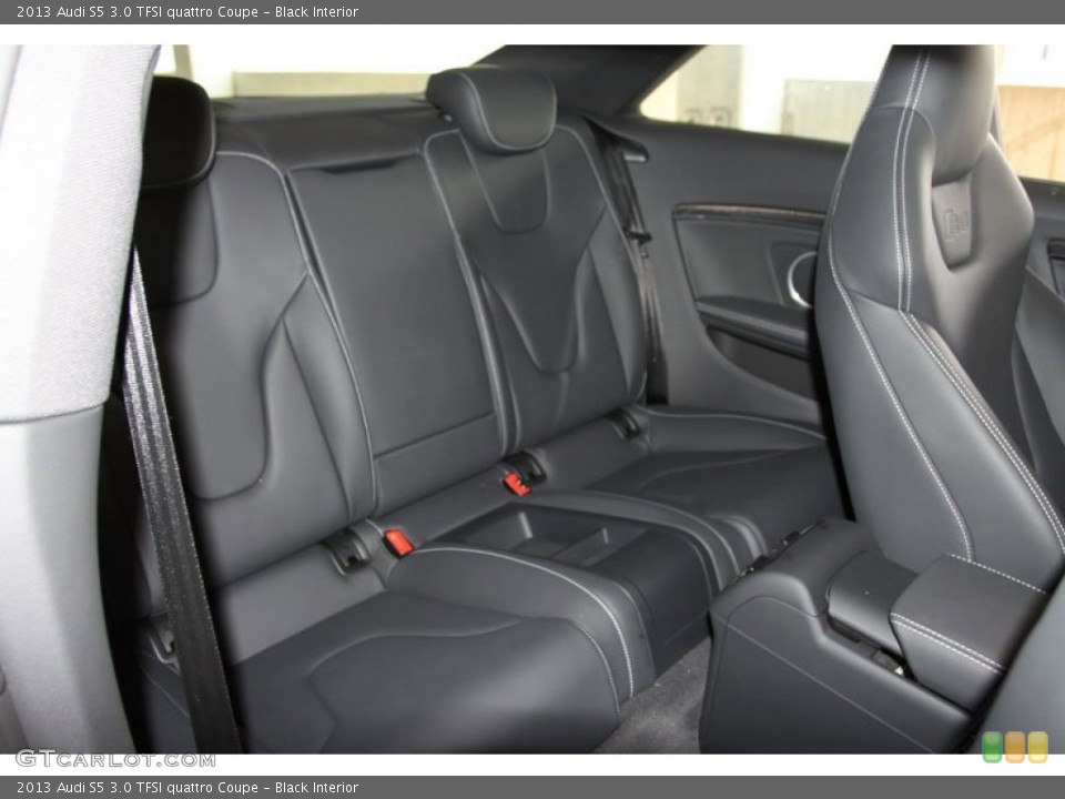 Black Interior Rear Seat for the 2013 Audi S5 3.0 TFSI quattro Coupe #71288908