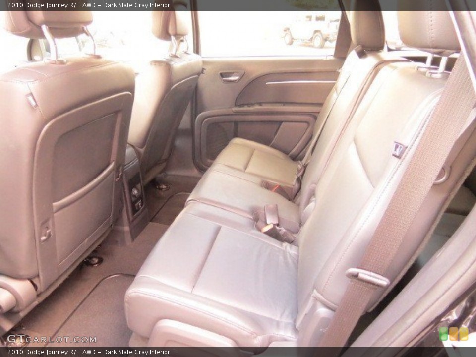 Dark Slate Gray Interior Rear Seat for the 2010 Dodge Journey R/T AWD #71290189