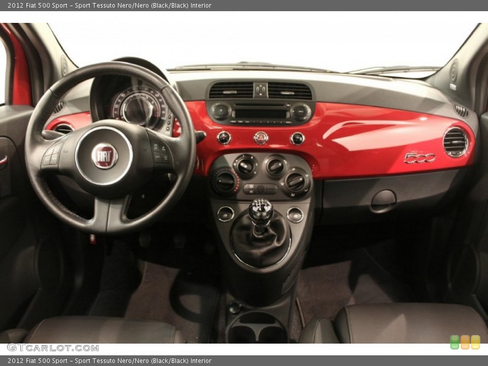 Sport Tessuto Nero/Nero (Black/Black) Interior Dashboard for the 2012 Fiat 500 Sport #71291305