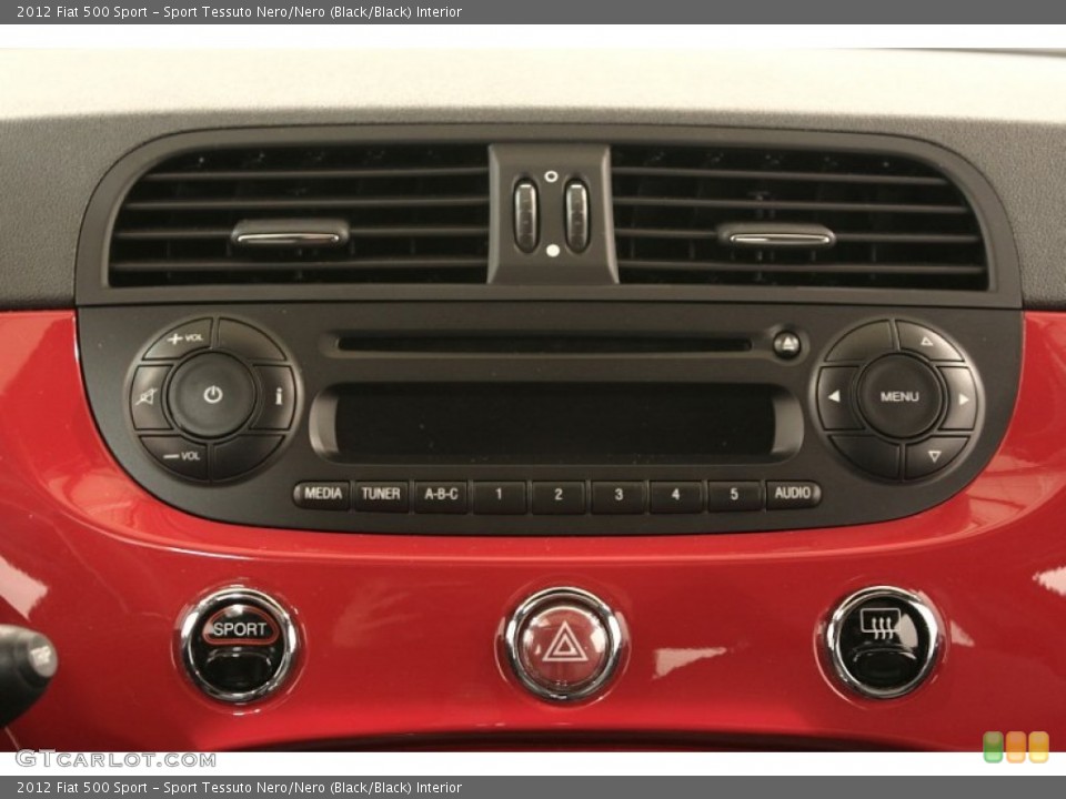 Sport Tessuto Nero/Nero (Black/Black) Interior Audio System for the 2012 Fiat 500 Sport #71291315
