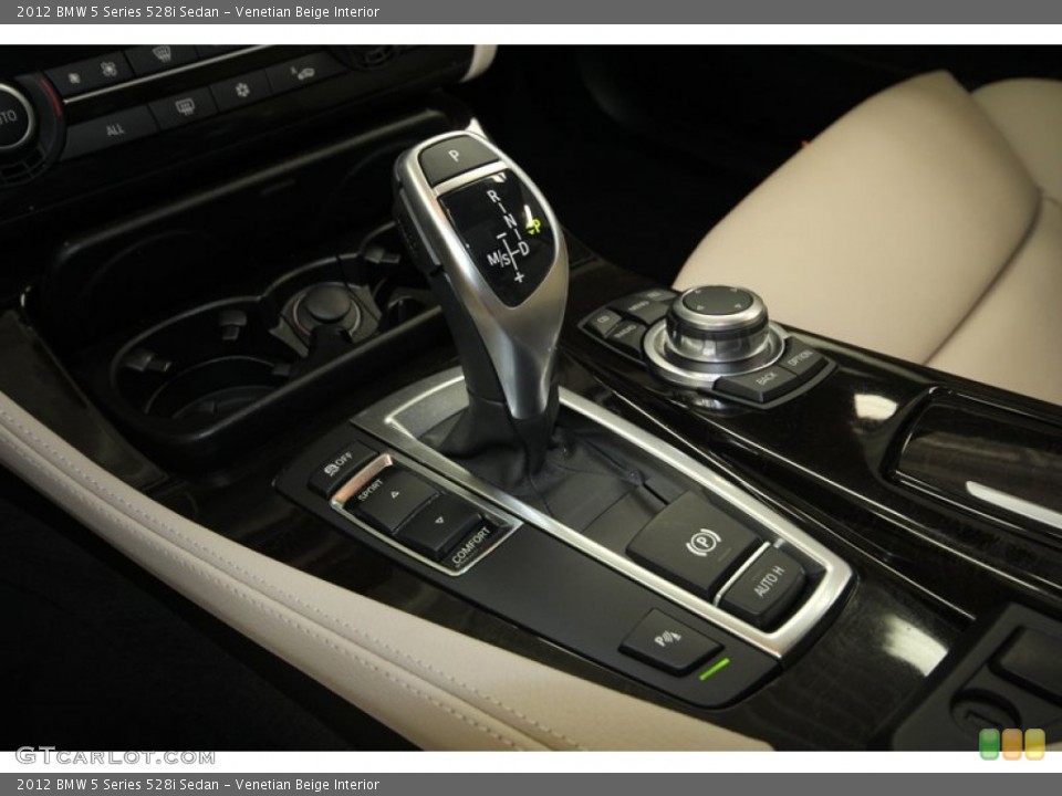 Venetian Beige Interior Transmission for the 2012 BMW 5 Series 528i Sedan #71291566