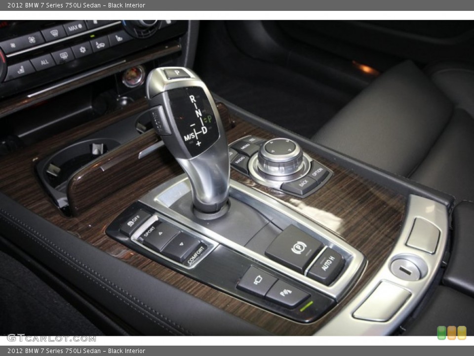 Black Interior Transmission for the 2012 BMW 7 Series 750Li Sedan #71291995
