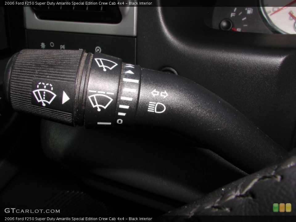 Black Interior Controls for the 2006 Ford F250 Super Duty Amarillo Special Edition Crew Cab 4x4 #71292997