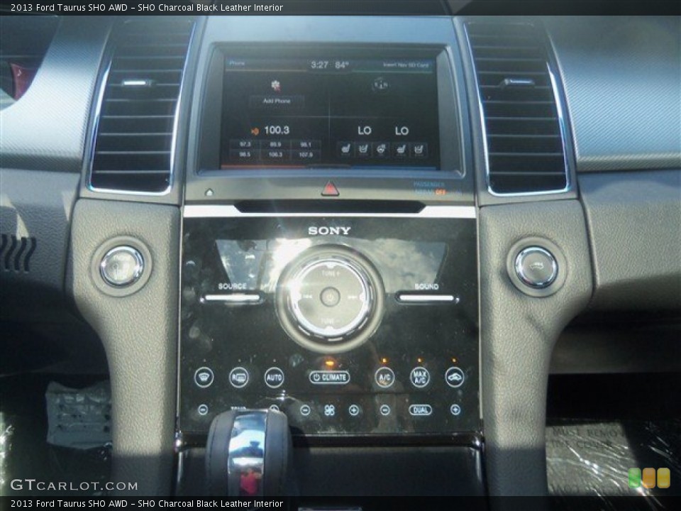 SHO Charcoal Black Leather Interior Controls for the 2013 Ford Taurus SHO AWD #71293168