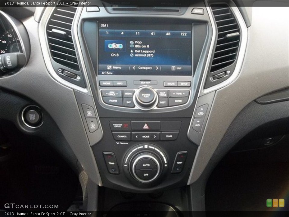 Gray Interior Controls for the 2013 Hyundai Santa Fe Sport 2.0T #71293882