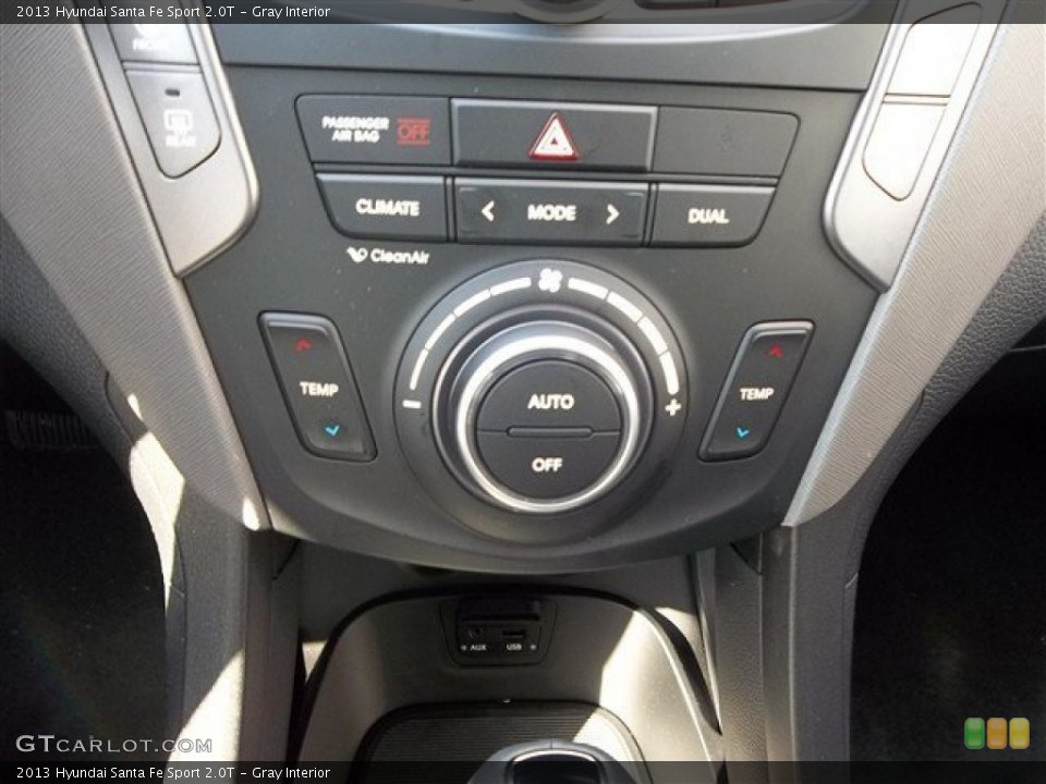 Gray Interior Controls for the 2013 Hyundai Santa Fe Sport 2.0T #71293900