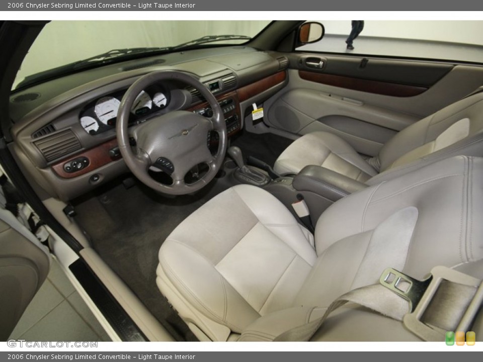 Light Taupe Interior Prime Interior for the 2006 Chrysler Sebring Limited Convertible #71294734