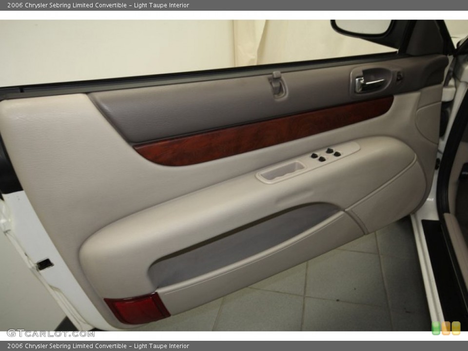 Light Taupe Interior Door Panel for the 2006 Chrysler Sebring Limited Convertible #71294746