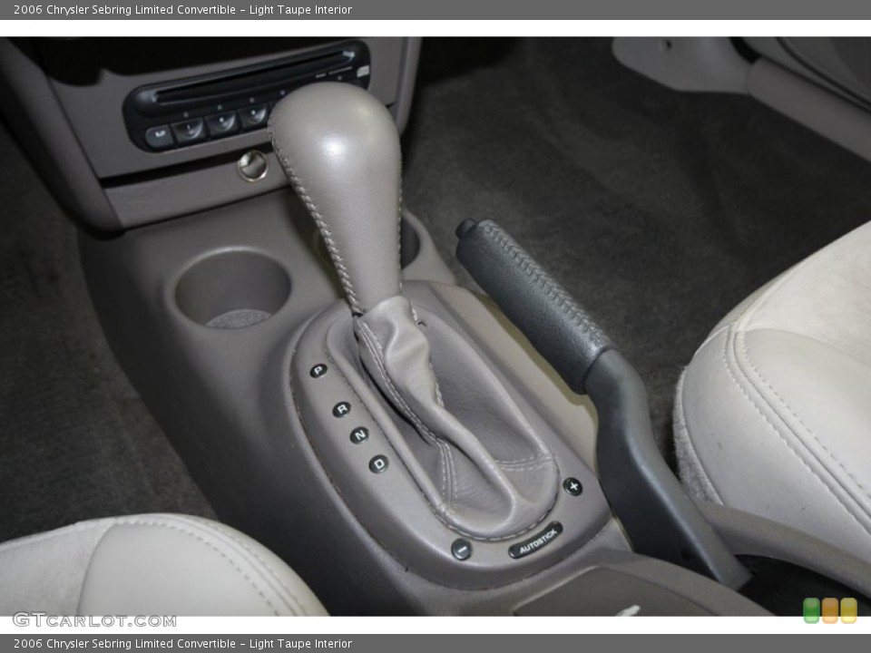 Light Taupe Interior Transmission for the 2006 Chrysler Sebring Limited Convertible #71294818