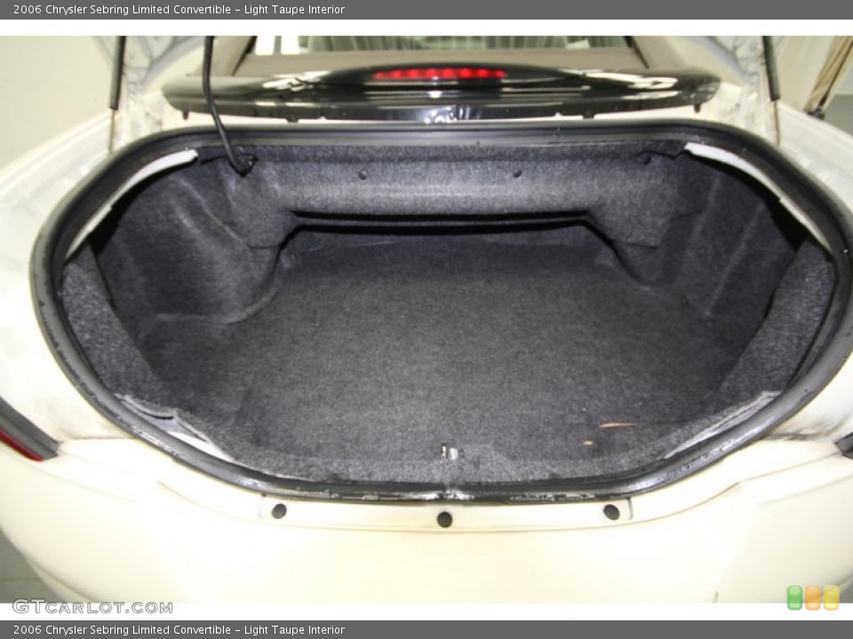 Light Taupe Interior Trunk for the 2006 Chrysler Sebring Limited Convertible #71294872